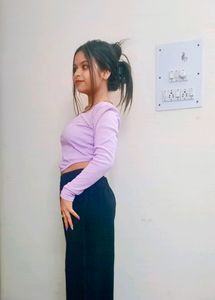 Square - Neck Crop Top 💜