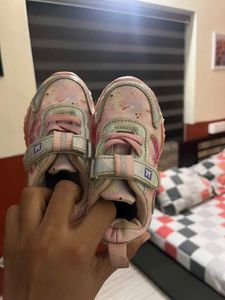 Toddler Pink Sneakers - Size 23