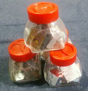 Yera Brand Glass Small Bottle Set