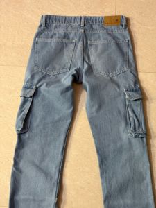Light Blue Cargo Jeans