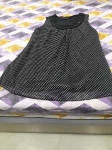 Black & White Polka Dot Top