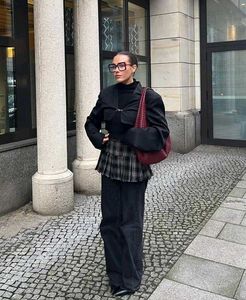 Micro Skirt-over Pants Skirt