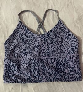 Printed Sports Bra