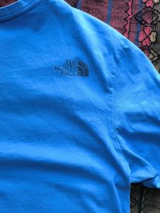 North Face Blue Graphic Tee