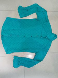Elegant Sea Green Shirt