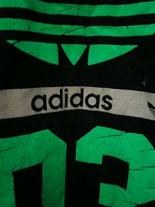 Black Green Adidas T Shirt