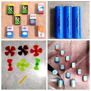 I Am Sell Dc Motors, Lithium Cells, Fans, Battery.