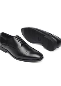 INVICTUS Men Black Formal Oxford Shoes