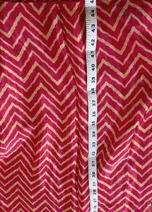 Elegant Pink Chevron Kurta