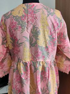 Floral Print Kurta