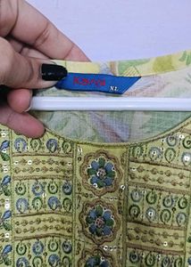 Yellow Embroidered Kurta Set With Dupatta