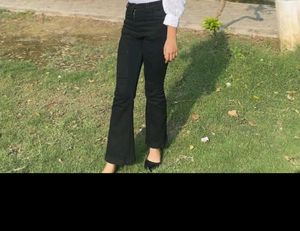 Black Flared Jeans