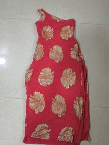 Elegant Red Ethnic Gown