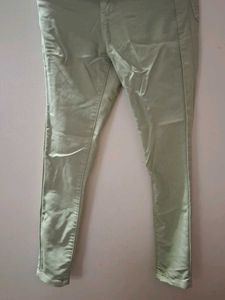 Green Casual Pants