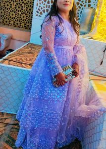 3 Leyr  Gown With Duptta