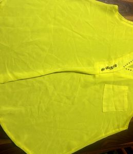 Yellow Sleeveless Top