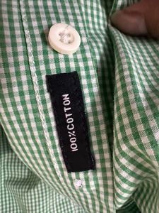 Green Checked Shirt