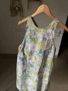 MNG FLoral Criss-Cross Short Dress