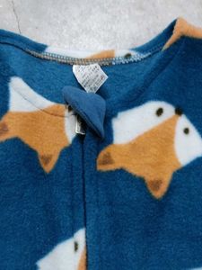 Cute Fox Print Romper