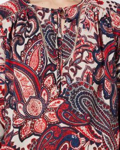 Paisley Print Blouse