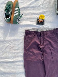 Burgundy Chino Pants