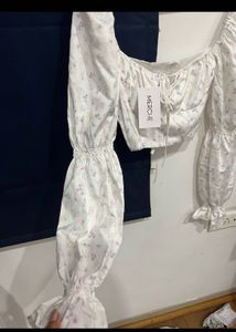 Balloon Sleeves Pretty Floral Top