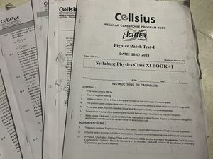 Celsius Exclusive Test Papers