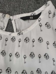 Printed Pocket Blouse