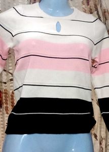 CRAMPLE fashion knitted Top long sleeves Trendy 💕