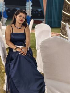 navy blue gown😍 👗