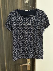 Mango Floral Print Tee