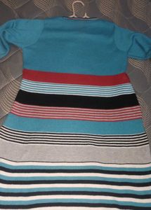 Blue Striped Tunic Dress