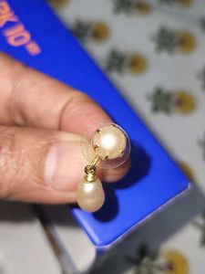 Real Pearl Ear Studs