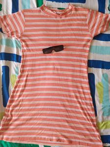 Coral Midi With Belt