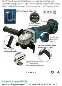 Thor Series Cordless Power Tool Set - Brand New