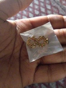 Green &amp; Gold Beaded Ring Set