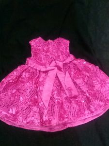 Pink Floral Girls Dress