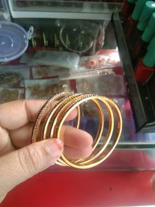 Metal Aloy gold Plated Bangles