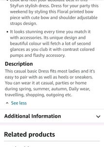 Stylish Floral Dress 👗