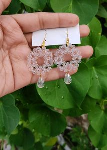 Handmade Beaded Drop Earrings