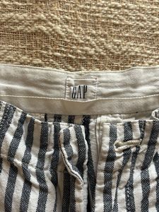 Striped Denim Shorts (GAP)