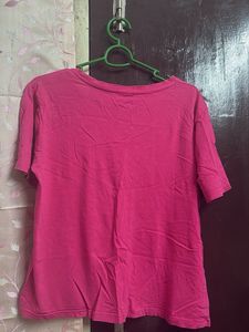 Pink Butterfly Beach Tee