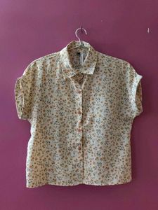 Floral Print Short Sleeve Shirt