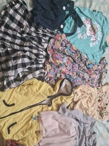 Girls Bundle Of Different Clothing 1year Age