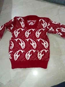 Winter Hand Made Full Sleeves Sweater For Kids