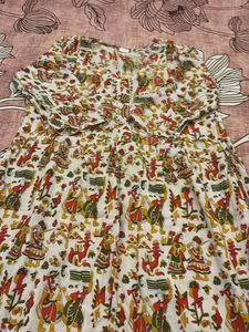 Printed Ethnic Dress