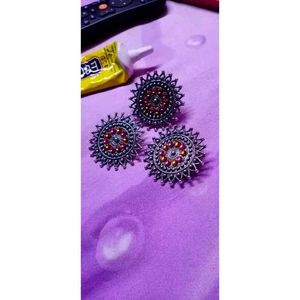 New Earring With Ring