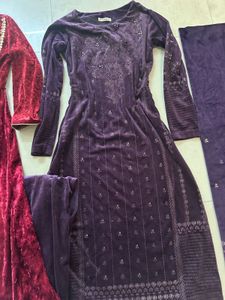 Velvet Kurtas