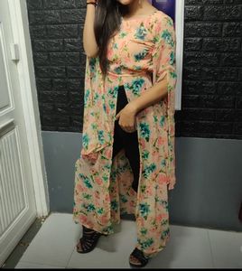 Floral Chiffon Maxi Dress