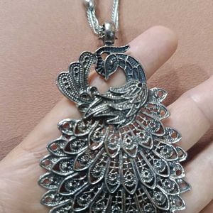 Peacock Pendant Necklace